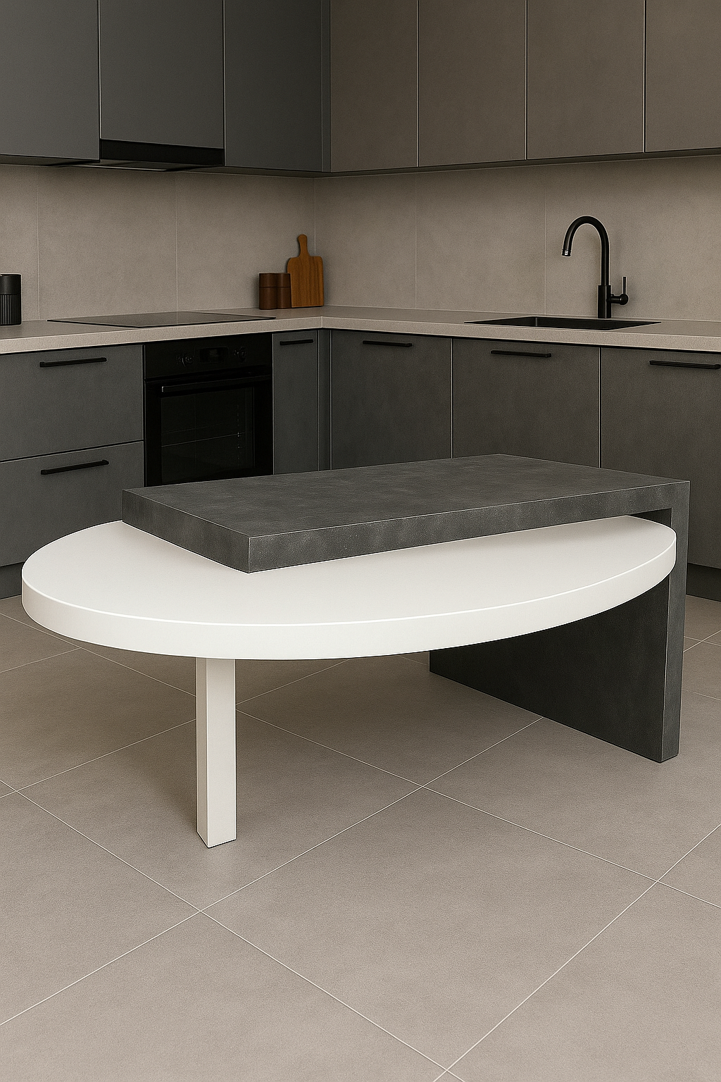 Küchentheke Arcus | Mivora Art