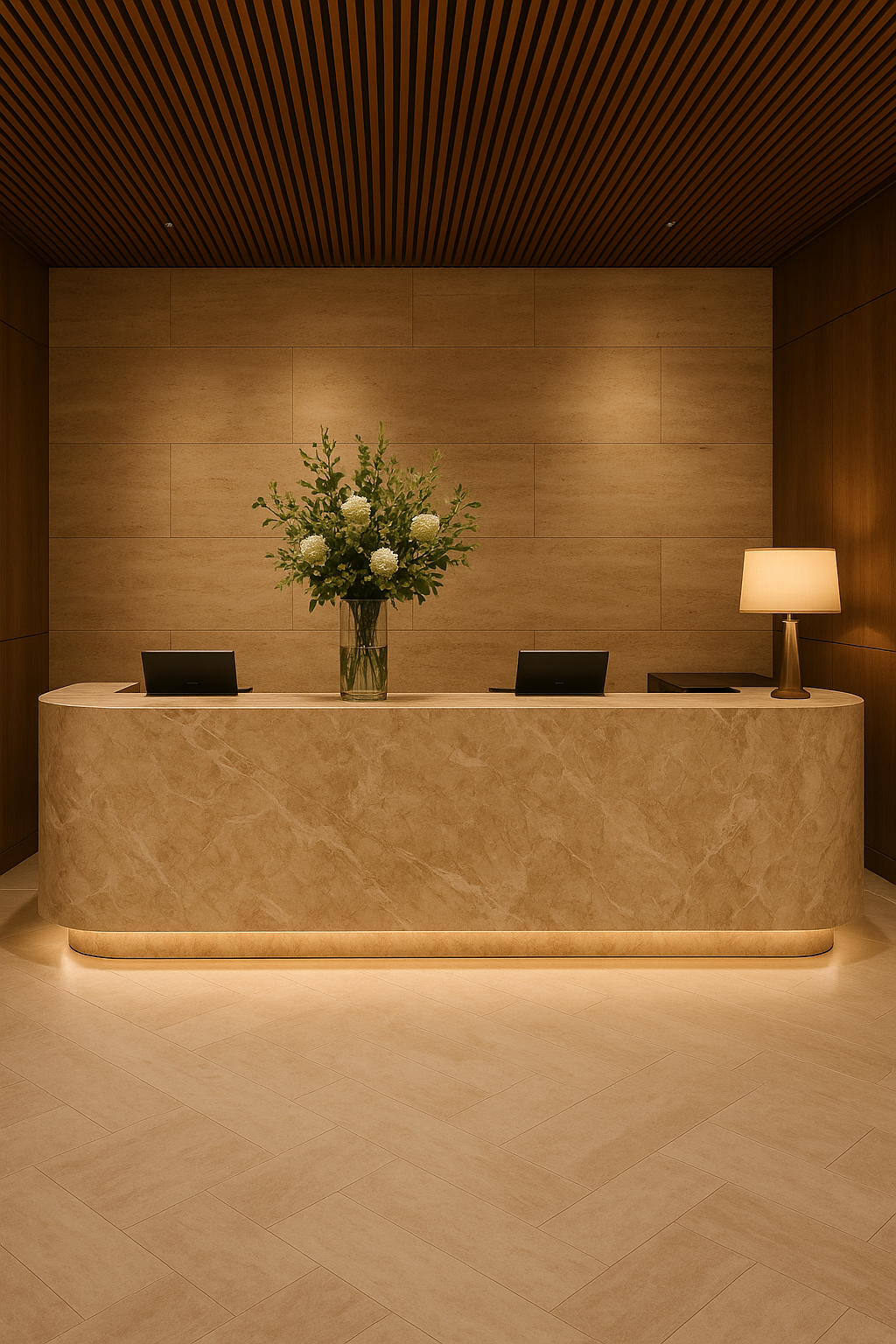 Luxuriöse Empfangstheke | Mivora Art
