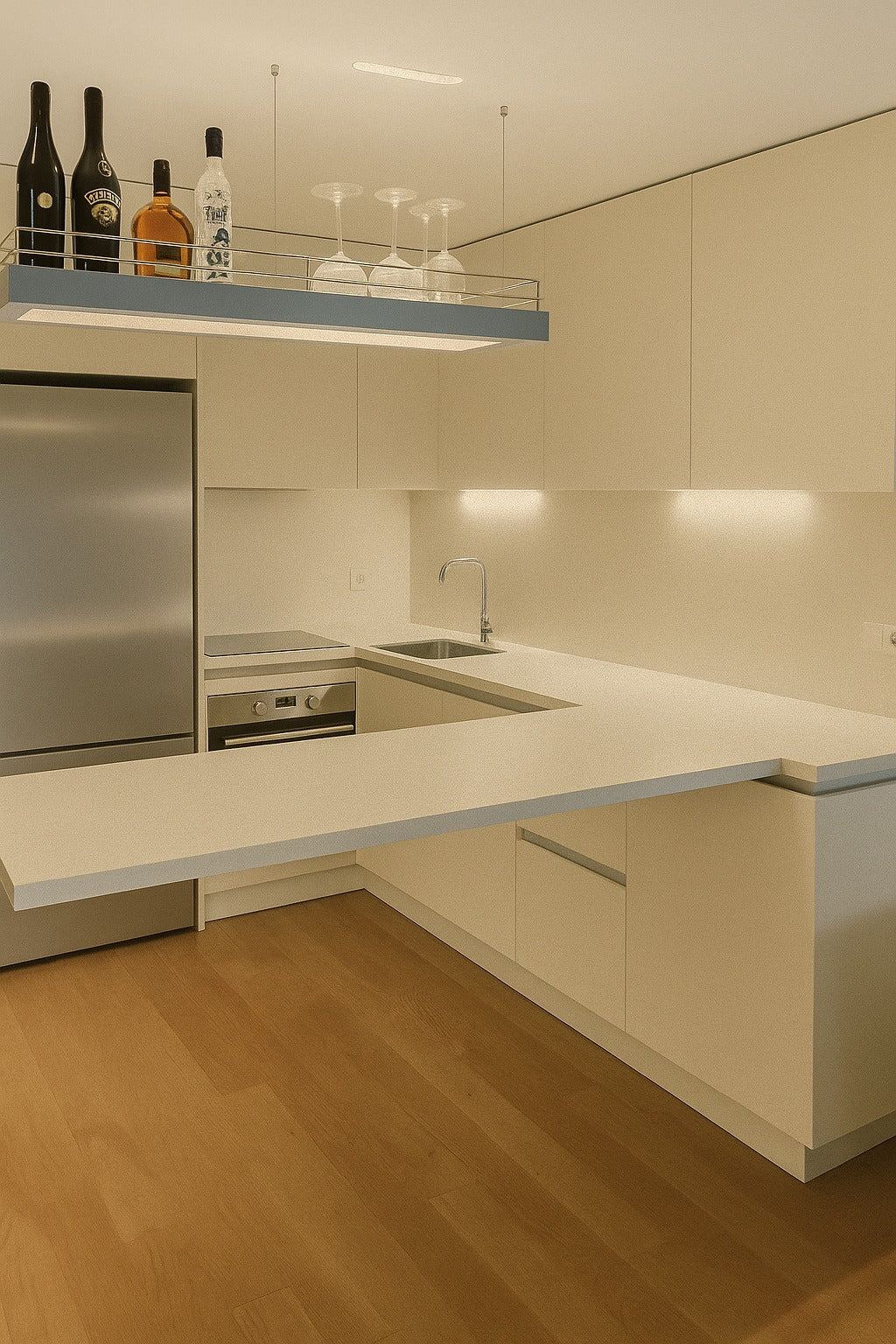 Küchenzeile URBAN LIGHT | Mivora Art