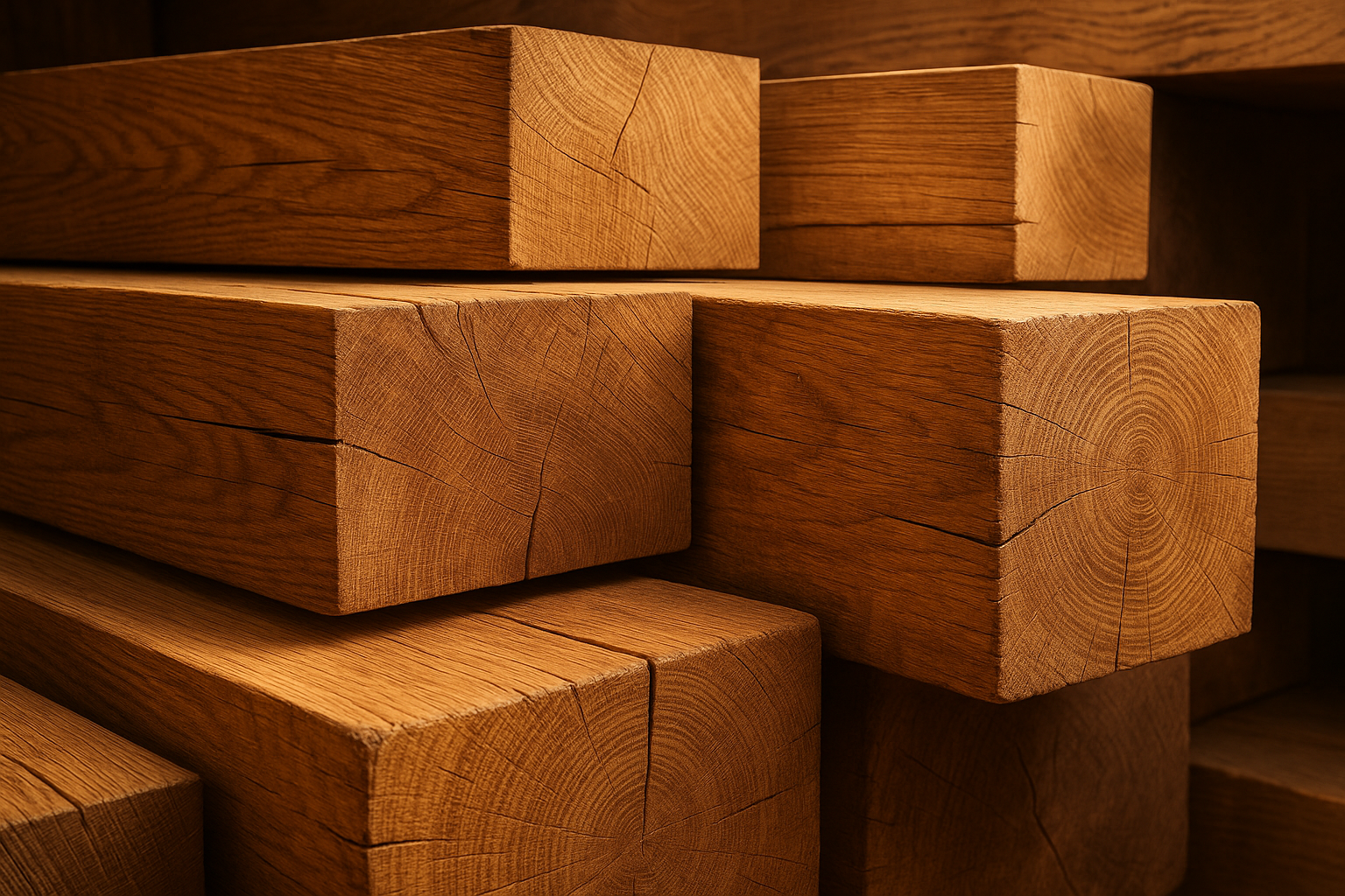 Massive Eiche Material